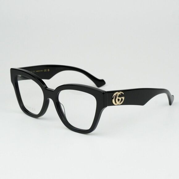 NEW Gucci GG1424O 005 Black Cat Eye Women Eyeglasses GG 1424O - Picture 1 of 11